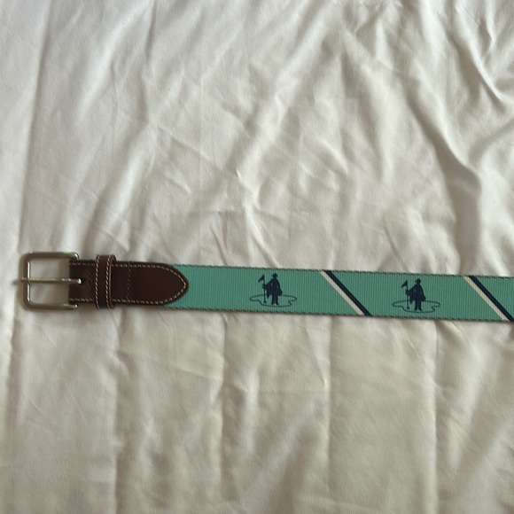 Cog Hill Mint green Peter Millar belt SIZE 34 - Picture 1 of 2